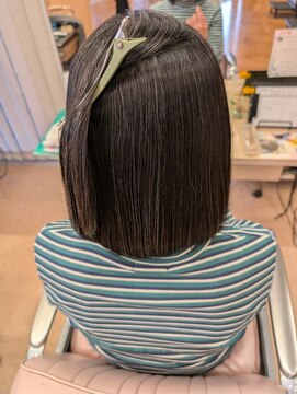 ウェーヴ 浜松小豆餅店(wave) エイジング毛×縮毛矯正(白髪もしっかり伸びる)