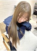 ベージュ/ミルクティーベージュ/ブリーチカラー/渋谷
