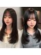 トゥルース 千葉店(TRUTH)の写真/伸ばしかけでも可愛く、韓国風レイヤーカット♪ 長さはそのまま♪顔周りカットで垢抜けヘアに!