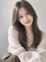 フォルテ 城北店&nbsp;韓国風レイヤーカット/顔周りカット/グレージュ/静岡