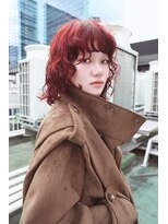 ステップボーンカットオオサカ(STEP BONE CUT OSAKA Via TICK-TOCK) 【ステップボーンカット】モーブバイオレット/レイヤーボブ