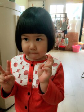 ファシオ ヘア デザイン(faccio hair design) パッツンボブ