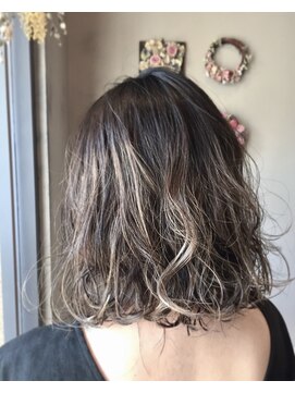 シ オリエンテ(ci OriEnte.) 【ci OriEnte.】ネイビーアッシュハイライト