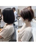 バッサリショートもお任せください!髪質改善ショート