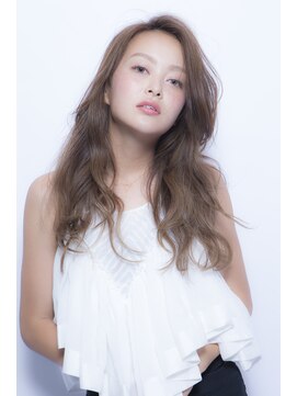 ミエルヘアーエスト 新宿店(mielhair est) かき上げゆるふわロング【新宿】