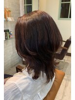 レーヴ ヘアー シエル(Reve hair ciel)&nbsp;ミディアムウルフ＆ハイライトカラー　　20代/30代/40代