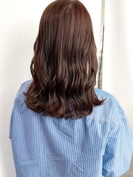 プラグ バイ ネオリーブ(plug by neolive) ブリーチなしピンクブラウン☆ショコラベージュ/ボブルフ/カール