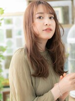 カバーヘア ブリス 川口(COVER HAIR bliss)&nbsp;ミルクティーピンク外国人風エアストレートa川口20代30代40代