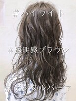 ソーエン バイ ヘッドライト 熊本店(soen by HEADLIGHT)&nbsp;デジタルパーマ×透明感ブラウン