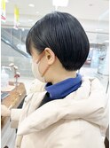【morio札幌】札幌ショート　大人かわいい黒髪丸みショートボブ