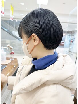 モリオ フロム ロンドン サッポロファクトリー店(morio FROM LONDON) 【morio札幌】札幌ショート　大人かわいい黒髪丸みショートボブ