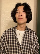 表参道/メンズヘア/メンズボブ/ボブパーマ/ラフカール/吉田45