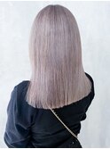 ホワイトブロンド_チェリーブラウンフェミニンロング_ba358812