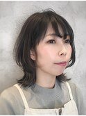 ミディアムスタイル×30代がっつりレイヤーヘア