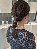 インカント バイ ハンズ incanto by hands&nbsp;お呼ばれアレンジ！定番ポニーを大人っぽく