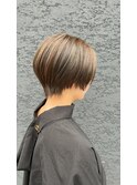コンパクトショート×オリーブカラー