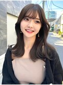 20代30代40代◎前髪パーマゆる巻きロングゆるふわ巻きエギョモリ