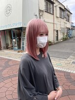 コレット 宇都宮(collet Gigi)&nbsp;前髪/マチルダボブ/ピンクベージュ/インナーグレージュ/ピンク