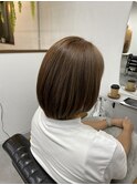 酸性ストレート/白髪ぼかし/ハイトーンベージュ