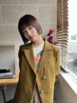 サンド 鹿児島中央(sand) @sei___sandインナーカラー/ボブ/鹿児島中央駅