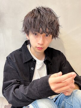 テトラ バイ ネオリーブ 横浜西口店(tetra by neolive) 波巻きメンズウルフカットパーマ☆横浜