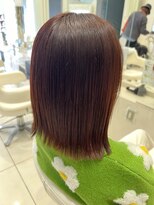 アヴァンス 深井店(AVANCE.)&nbsp;オレンジベージュ×切りっぱなし