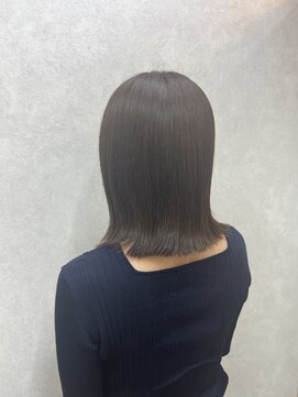 シュガー バイ エクラート 立川南口店(SUGAR by ECLART) 【立川】大人シンプルボブ×暗めアッシュベージュ【髪質改善】