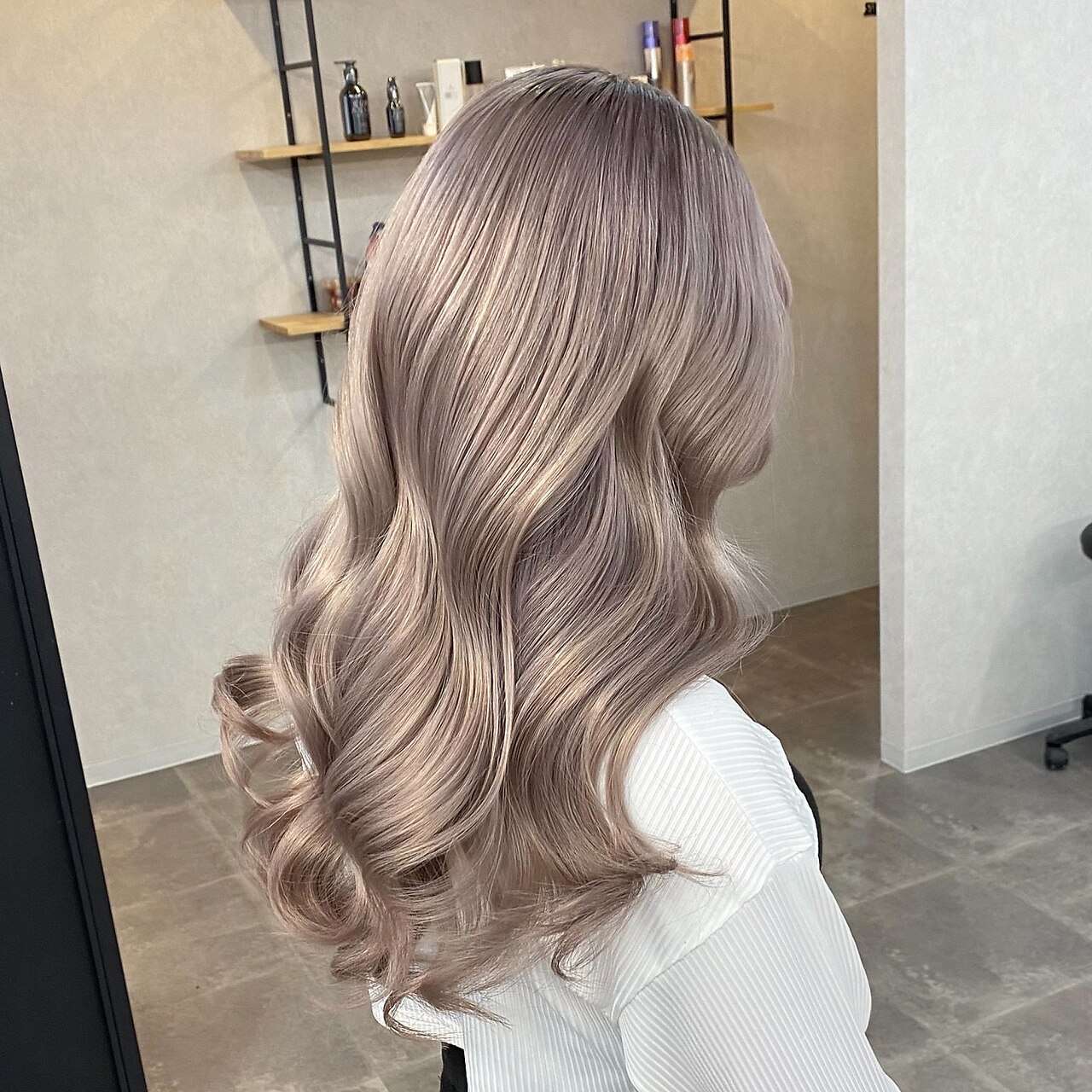 新品未使用　RIGEL　カシミヤ100%　ミドル丈　コート　ミルクティーベージュ sankyo shokai カシミヤ コート レディース カシミヤ100