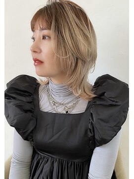 リッカ(Licca) 韓国ミディアムウルフヘア