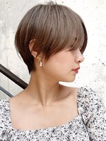 セイドット フクオカ(Say.FUKUOKA) 【Say.福岡】前髪長めショート×ベージュカラー×耳かけショート