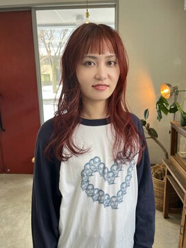 ヘアー バトン(hair vaton) チェリーレッド