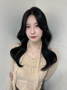 クレム 博多駅店(ChLem) 顔まわりレイヤー 艶カラー 暗髪 韓国風 髪質改善 福岡美容室