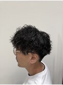 メンズ×スパイラルパーマ