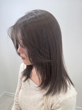 アッシュ 桜木町店(Ash) ブリーチなし韓国風グレージュカラー