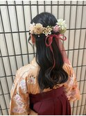 卒業式 袴着付け ヘアアレンジ  武蔵小山
