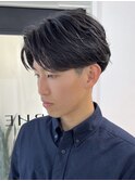 桑名メンズパーマフェザーパーマフェザーショートコンマヘア韓国