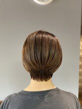 フープ 川越(hoop)&nbsp;美シルエットショートボブ［ショート/ボブ/白髪染め/白髪ぼかし]