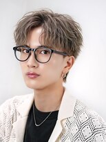 オーシャントーキョー 心斎橋(OCEAN TOKYO WEST)&nbsp;シースルーセンターパートグレージュツイスパフェザーショート