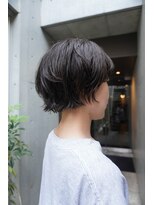 癖毛風柔らかショートボブパーマ