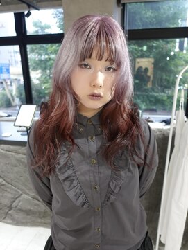 ネアー 新潟(NEER) アプリコットオレンジ/くびれヘア/ウェーブショート［新潟］