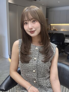 ロンド ロワール 門前仲町(Lond Loire) 韓国レイヤーカット/くびれ巻き/前髪顔周り/セミディ[門前仲町]