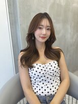 ロンド レア 天神大名店(Lond Le’a) ホワイトブロンド/外ハネボブ/美髪/ワイドバング/ブルーブラック