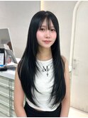 小顔◎ミニウルフ/ホワイトグレージュ/髪質改善/ハイトーン