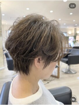 ユウ 香久山店(U) 【UHair】ワンカールハンサムショート