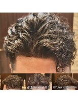 ヘアーモードキクチ 神田日銀通り店&nbsp;スーツに似合う！パーマ持ちアップかきあげスタイル