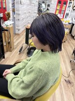 ラッコのおひるね ウルフカット