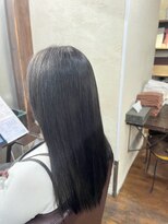 ムード 金沢文庫([mu;d])&nbsp;山崎　セミロング　【髪質再生カラー,髪質改善,髪質改善カラー】