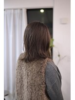 ニード(need)&nbsp;透明感ベージュカラー鎖骨ボブ【大阪/梅田/中津】