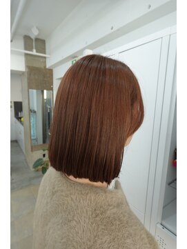 ディジョン 自由ヶ丘(Dijon) 韓国顔まわりレイヤーカットグレージュオリーブベージュブラウン