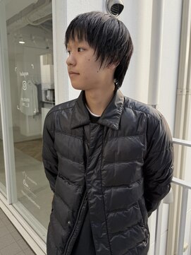 PARKiiiNG 心斎橋　ブリーチ/ダブルカラー/パーマ/メンズ【パーキング】 ニュアンスパーマ